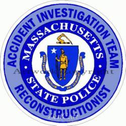 Massachusetts State Police Accident Investigation Team - Sticker