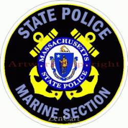 Massachusetts State Police Marine Section - Sticker