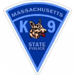 Massachusetts State Police K-9 - Sticker