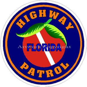 Florida Highway Patrol Diver / Dive Team - Sticker at Sticker Shoppe