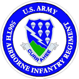 US Army 506th Airborne Infantry Regiment - Sticker at Sticker Shoppe