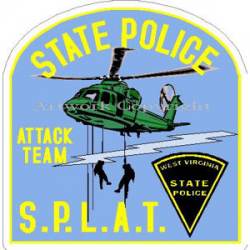 West Virginia State Police S.P.L.A.T. Attack Team - Sticker