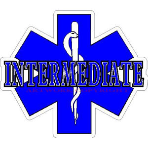 Intermediate Star of Life - Sticker at Sticker Shoppe