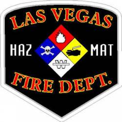 Las Vegas Fire Dept Haz-Mat - Sticker