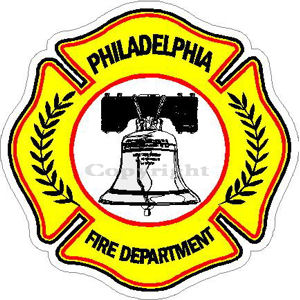 Philadelphia Fire Dept - Sticker at Sticker Shoppe