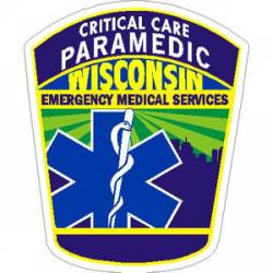 Wisconsin Critical Care Paramedic - Sticker