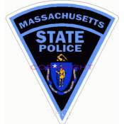 Massachusetts State Police Black & Blue - Sticker