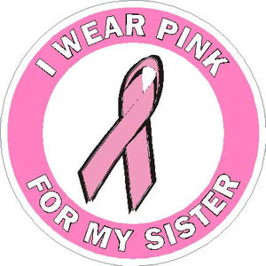 I wear pink for my sale sister