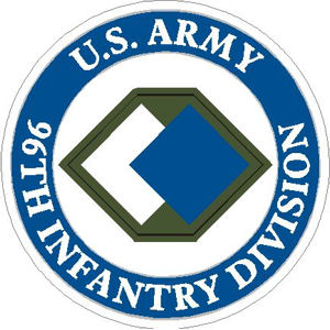 U.S. Army 96th Infantry Division - Sticker at Sticker Shoppe