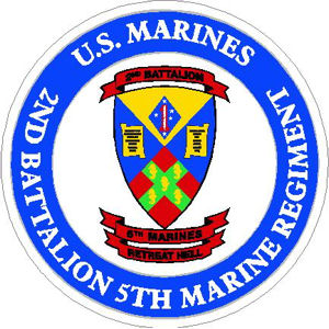 U S Marines Nd Battalion Th Marine Regiment Sticker At Sticker Shoppe