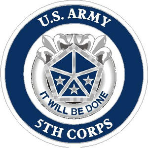 U.S. Army 5th Corps - Sticker at Sticker Shoppe