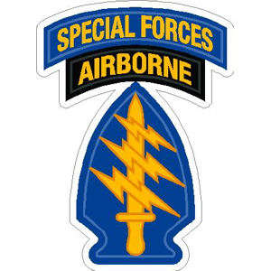 U.S. Army Special Forces Airborne - Sticker at Sticker Shoppe