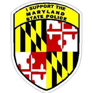 I Support The Maryland State Police - Sticker at Sticker Shoppe