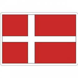 Denmark Flag - Rectangle Sticker