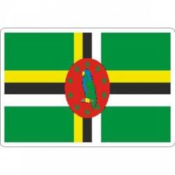 Dominica Flag - Rectangle Sticker