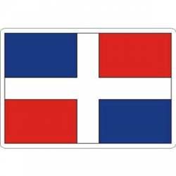 Dominican Republic Flag - Rectangle Sticker