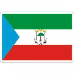 Equatorial Guinea Flag - Rectangle Sticker