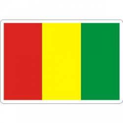 Guinea Flag - Rectangle Sticker