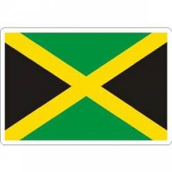 Jamaica Flag - Rectangle Sticker