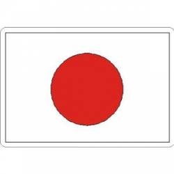 Japan Flag - Rectangle Sticker