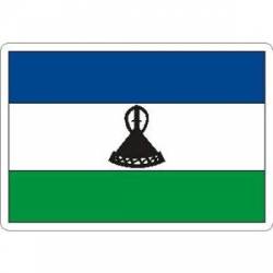 Lesotho Flag - Rectangle Sticker