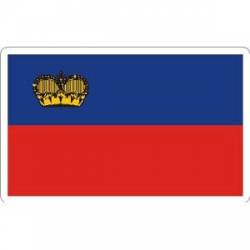 Liechtenstein Flag - Rectangle Sticker