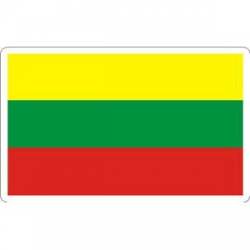 Lithuania Flag - Rectangle Sticker