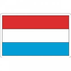 Luxembourg Flag - Rectangle Sticker