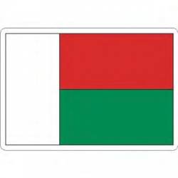 Madagascar Flag - Rectangle Sticker