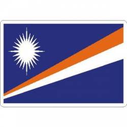 Marshall Islands Flag - Rectangle Sticker