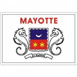 Mayotte Flag - Rectangle Sticker
