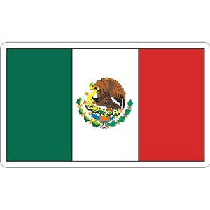 MEXICO FLAG-HELLO KITTY- STICKER DECAL,HELLO KITTY MEXICANA