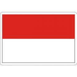 Monaco Flag - Rectangle Sticker