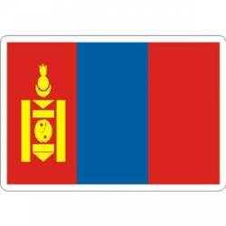 Mongolia Flag - Rectangle Sticker