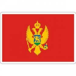 Montenegro Flag - Rectangle Sticker