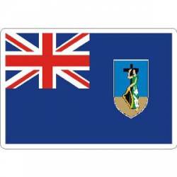 Montserrat Flag - Rectangle Sticker