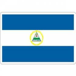 Nicaragua Flag - Rectangle Sticker