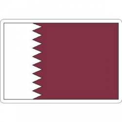 Qatar Flag - Rectangle Sticker