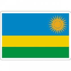 Rwanda Flag - Rectangle Sticker