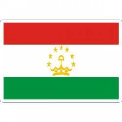 Tajikistan Flag - Rectangle Sticker