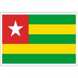 Togo Flag - Rectangle Sticker