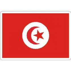 Tunisia Flag - Rectangle Sticker