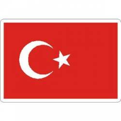 Turkey Flag - Rectangle Sticker