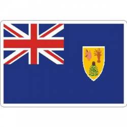 Turks and Caicos Flag - Rectangle Sticker