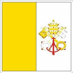 Vatican City Flag - Rectangle Sticker