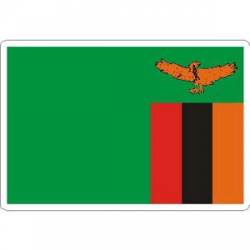 Zambia Flag - Rectangle Sticker