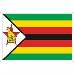 Zimbabwe Flag - Rectangle Sticker