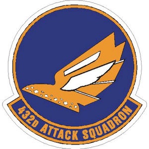 Air Force 432nd Attack Squadron - Sticker at Sticker Shoppe