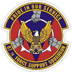 Air Force 87th Force Support Squadron - Sticker at Sticker Shoppe