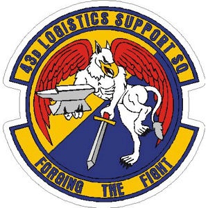 Air Force 43rd Logistics Support Squadron - Sticker at Sticker Shoppe